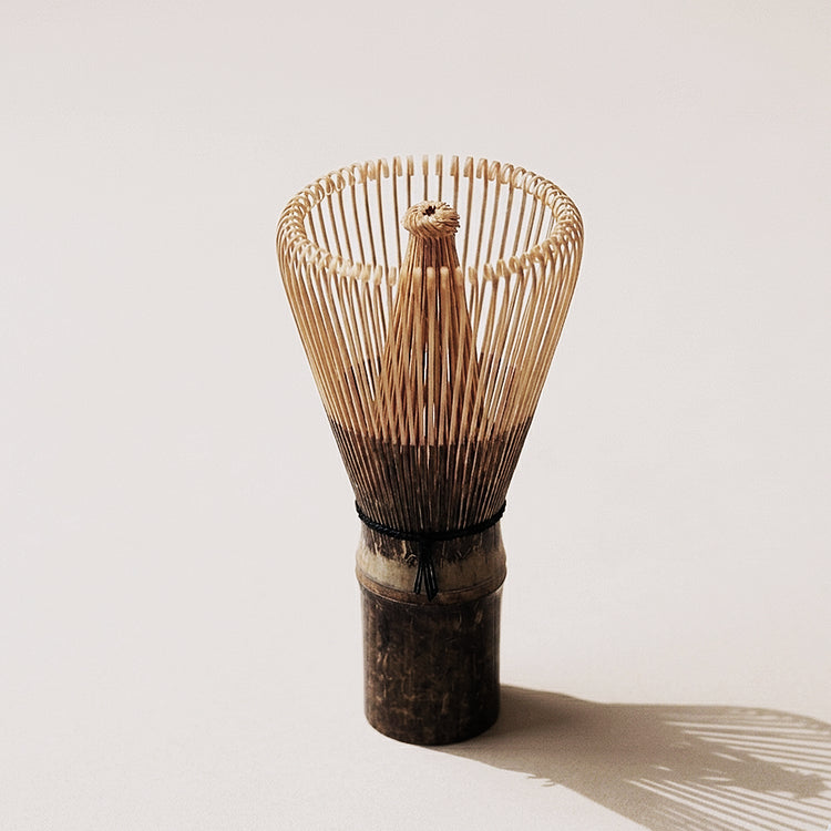 Handcrafted Matcha Whisk. Rare Purple Bamboo. 120 Tines. Easy to Use