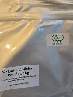 1kg JAS Organic Hojicha. Made in Japan. Award-winning Estate